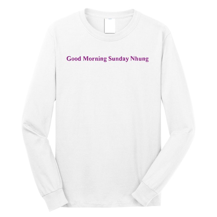 Good Morning Sunday Nhung Long Sleeve Shirt