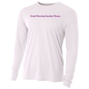 Good Morning Sunday Nhung Cooling Performance Long Sleeve Crew