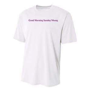 Good Morning Sunday Nhung Performance Sprint T-Shirt