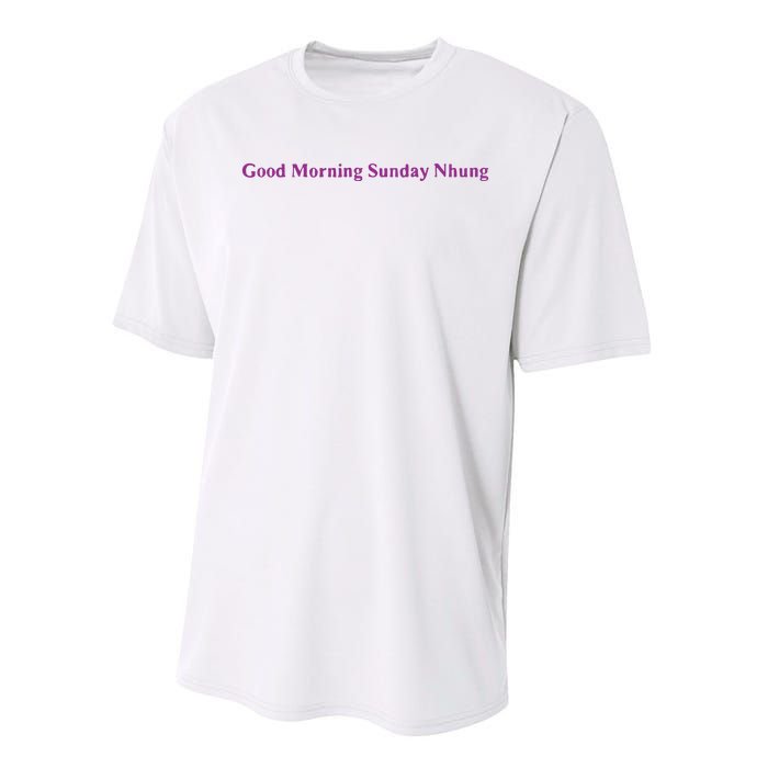 Good Morning Sunday Nhung Performance Sprint T-Shirt