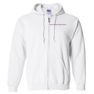 Good Morning Sunday Nhung Full Zip Hoodie