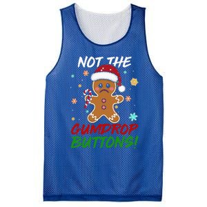 Gingerbread Man Santa Hat Not The Gumdrop Button Mesh Reversible Basketball Jersey Tank