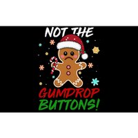 Gingerbread Man Santa Hat Not The Gumdrop Button Christmas Bumper Sticker