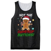 Gingerbread Man Santa Hat Not The Gumdrop Button Christmas Mesh Reversible Basketball Jersey Tank