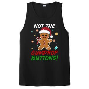 Gingerbread Man Santa Hat Not The Gumdrop Button Christmas PosiCharge Competitor Tank