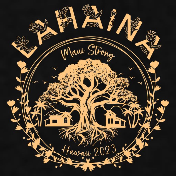 Golden Maui Strong Lahaina Strong Banyan Tree Ladies PosiCharge Tri-Blend Wicking Tank
