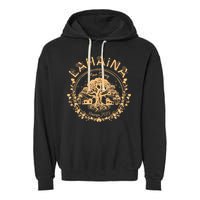 Golden Maui Strong Lahaina Strong Banyan Tree Garment-Dyed Fleece Hoodie