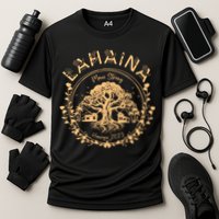 Golden Maui Strong Lahaina Strong Banyan Tree Performance Shirt