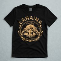 Golden Maui Strong Lahaina Strong Banyan Tree T-Shirt