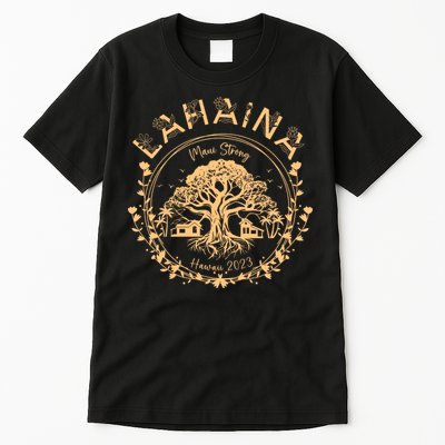 Golden Maui Strong Lahaina Strong Banyan Tree Tall T-Shirt