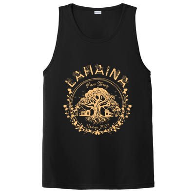 Golden Maui Strong Lahaina Strong Banyan Tree PosiCharge Competitor Tank