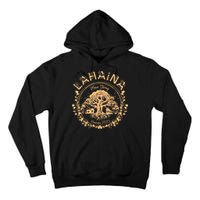 Golden Maui Strong Lahaina Strong Banyan Tree Tall Hoodie