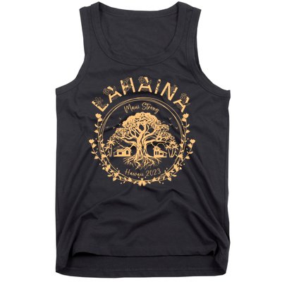 Golden Maui Strong Lahaina Strong Banyan Tree Tank Top