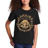 Golden Maui Strong Lahaina Strong Banyan Tree Kids T-Shirt
