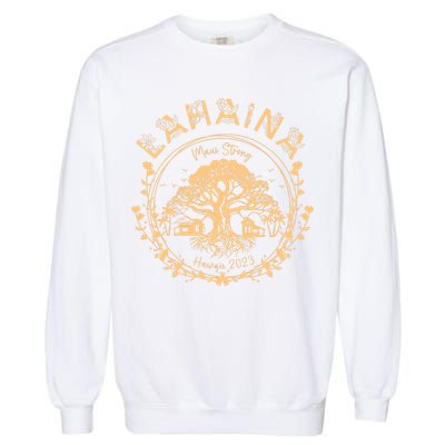 Golden Maui Strong Lahaina Strong Banyan Tree Garment-Dyed Sweatshirt
