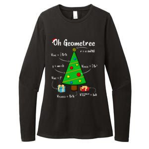 Geometry Math Science Teacher Christmas Oh Geometree Great Gift Womens CVC Long Sleeve Shirt