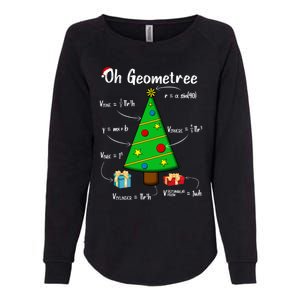 Geometry Math Science Teacher Christmas Oh Geometree Great Gift Womens California Wash Sweatshirt