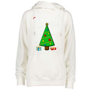 Geometry Math Science Teacher Christmas Oh Geometree Great Gift Womens Funnel Neck Pullover Hood