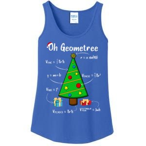 Geometry Math Science Teacher Christmas Oh Geometree Great Gift Ladies Essential Tank