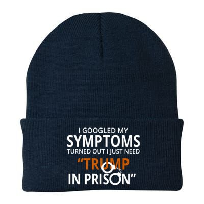 Googled My Symptoms Need Trump In Prison Knit Cap Winter Beanie