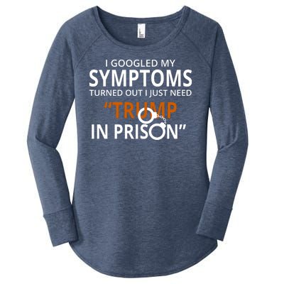 Googled My Symptoms Need Trump In Prison Women's Perfect Tri Tunic Long Sleeve Shirt