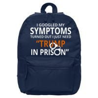 Googled My Symptoms Need Trump In Prison 16 in Basic Backpack
