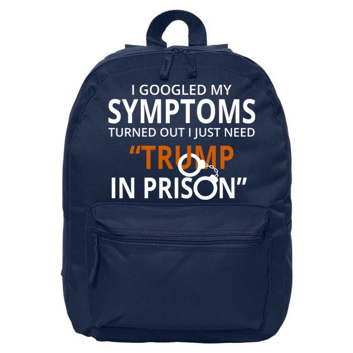 Googled My Symptoms Need Trump In Prison 16 in Basic Backpack