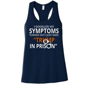 Googled My Symptoms Need Trump In Prison Women's Racerback Tank