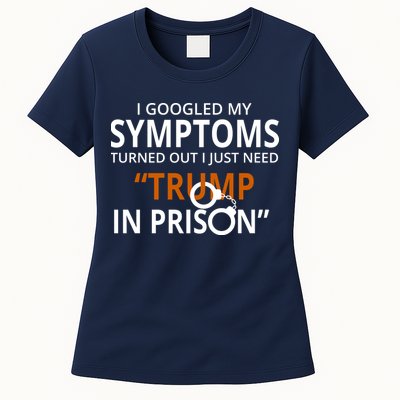 Googled My Symptoms Need Trump In Prison Womens T-Shirt