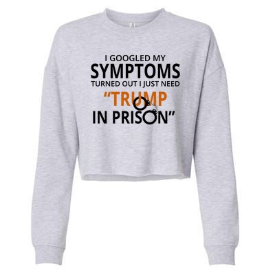 Googled My Symptoms Need Trump In Prison Cropped Pullover Crew