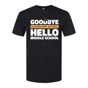 Goodbye Middle School Hello High School 8th Grade Graduation Softstyle® CVC T-Shirt