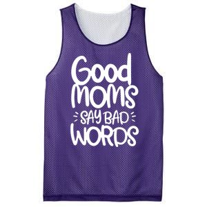 Good Moms Say Bad Words Mesh Reversible Basketball Jersey Tank