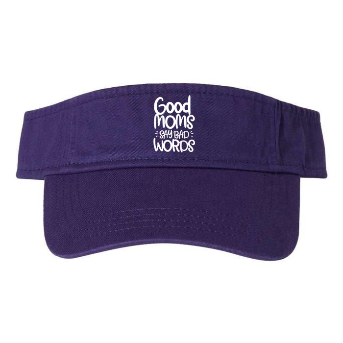 Good Moms Say Bad Words Valucap Bio-Washed Visor