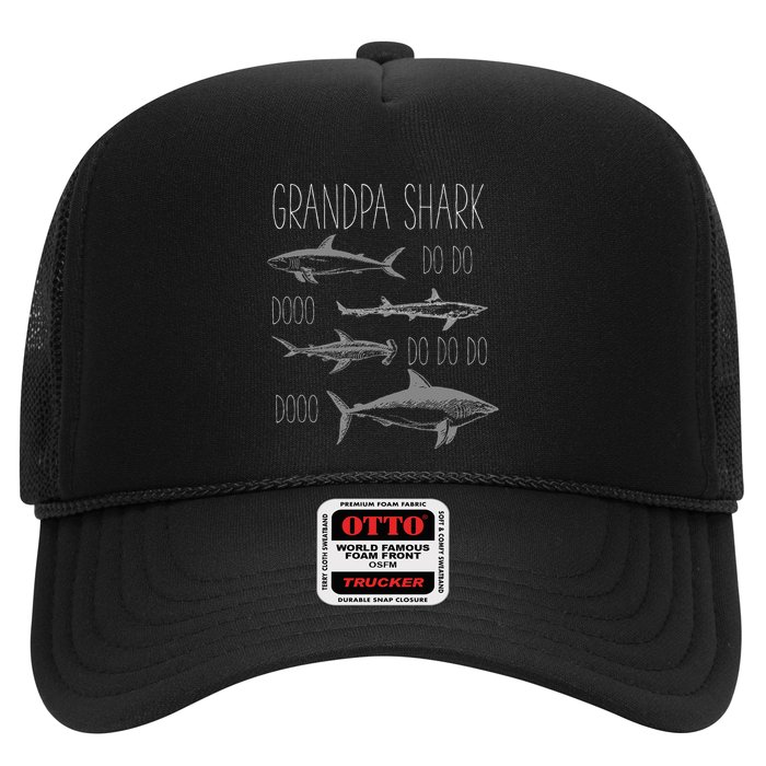 Grandpa Multiple Shark Do Doo Do Do Do Doo T Trucker Hat