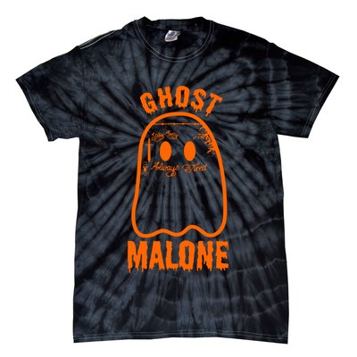 Ghost Malone Spooky Halloween Tie-Dye T-Shirt
