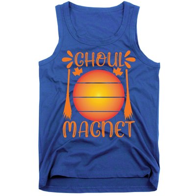 Ghoul Magnet Spooky Ghost Moon Halloween Witch Monster Ghost Gift Tank Top