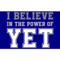 Growth Mindset Teacher Cute Gift I Believe In The Power Of Yet Funny Gift Bumper Sticker