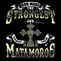 God Made The Stronggest And Named Them Matamoros Drawstring Bag
