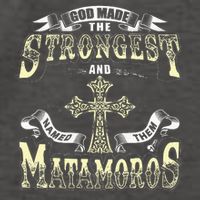 God Made The Stronggest And Named Them Matamoros Vector Backpack