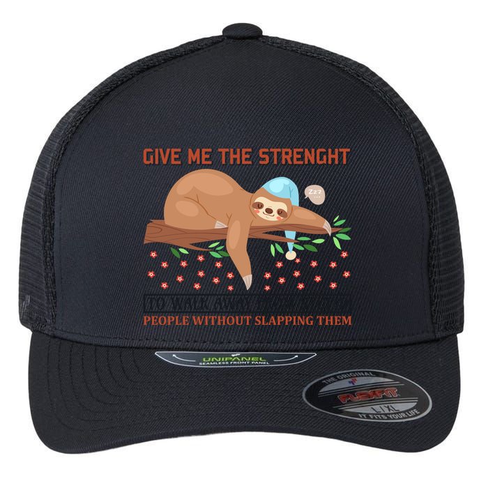 Give Me The Strength Tol Walk Away From Stupid Flexfit Unipanel Trucker Cap