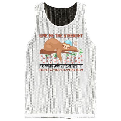 Give Me The Strength Tol Walk Away From Stupid Mesh Reversible Basketball Jersey Tank