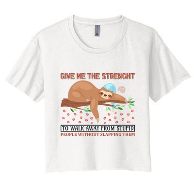Give Me The Strength Tol Walk Away From Stupid Crop Top