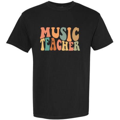 Groovy Music Teacher Cute Back To School Supplies Garment-Dyed Heavyweight T-Shirt