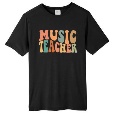 Groovy Music Teacher Cute Back To School Supplies Tall Fusion ChromaSoft Performance T-Shirt