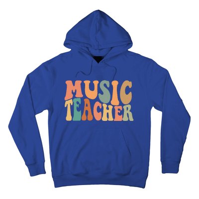 Groovy Music Teacher Cute Back To School Supplies Hoodie