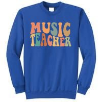 Groovy Music Teacher Cute Back To School Supplies Sweatshirt