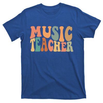 Groovy Music Teacher Cute Back To School Supplies T-Shirt