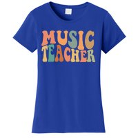 Groovy Music Teacher Cute Back To School Supplies Women's T-Shirt