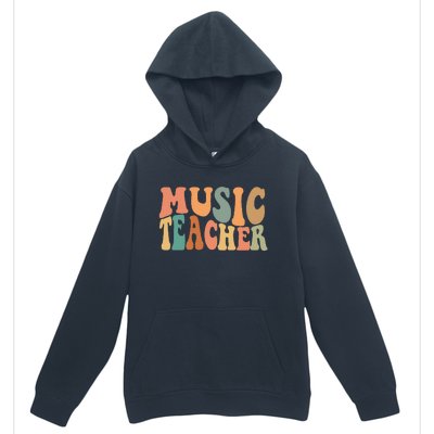 Groovy Music Teacher Cute Back To School Supplies Urban Pullover Hoodie