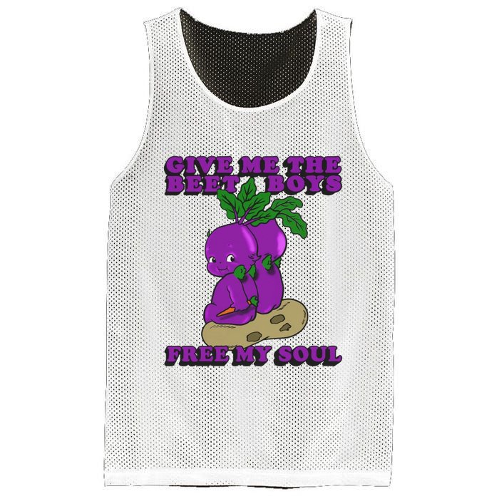 Give Me The Beet Boy And Free My Soul Mesh Reversible Basketball Jersey Tank
